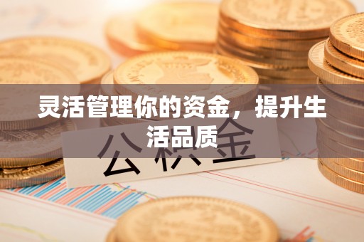 武乡灵活管理你的资金，提升生活品质