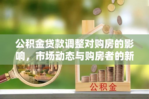 武乡公积金贷款调整对购房的影响，市场动态与购房者的新选择