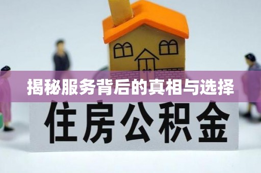 武乡揭秘服务背后的真相与选择