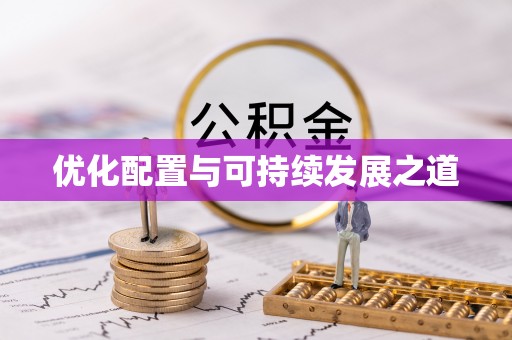 武乡优化配置与可持续发展之道